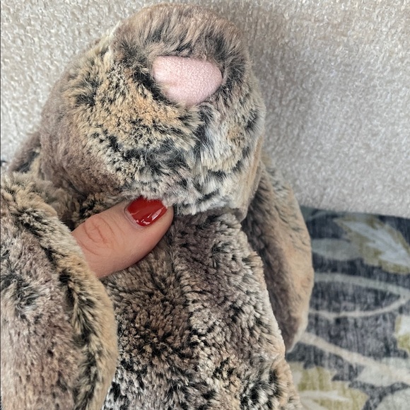 JellyCat Plush Brown Bunny Stuffed Animal - Soft Long Ears - Picture 13 of 13